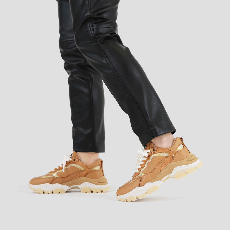 Tayke Over Dark Camel Chunky Sneakers 66426-AB-3586 - 7