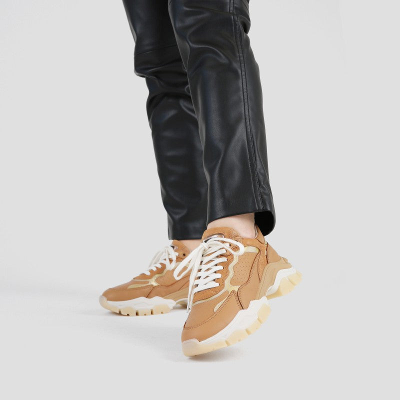 Tayke Over Dark Camel Chunky Sneakers 66426-AB-3586 - 2
