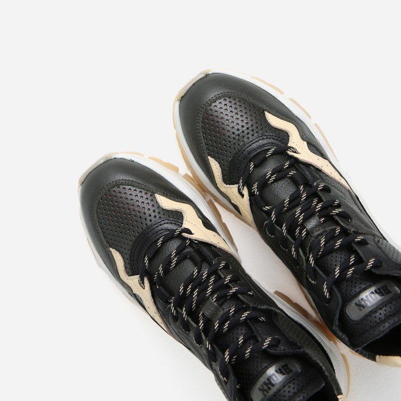 Tayke Over High Top Khaki Black Chunky Sneakers 47309-AB-3646 - 4