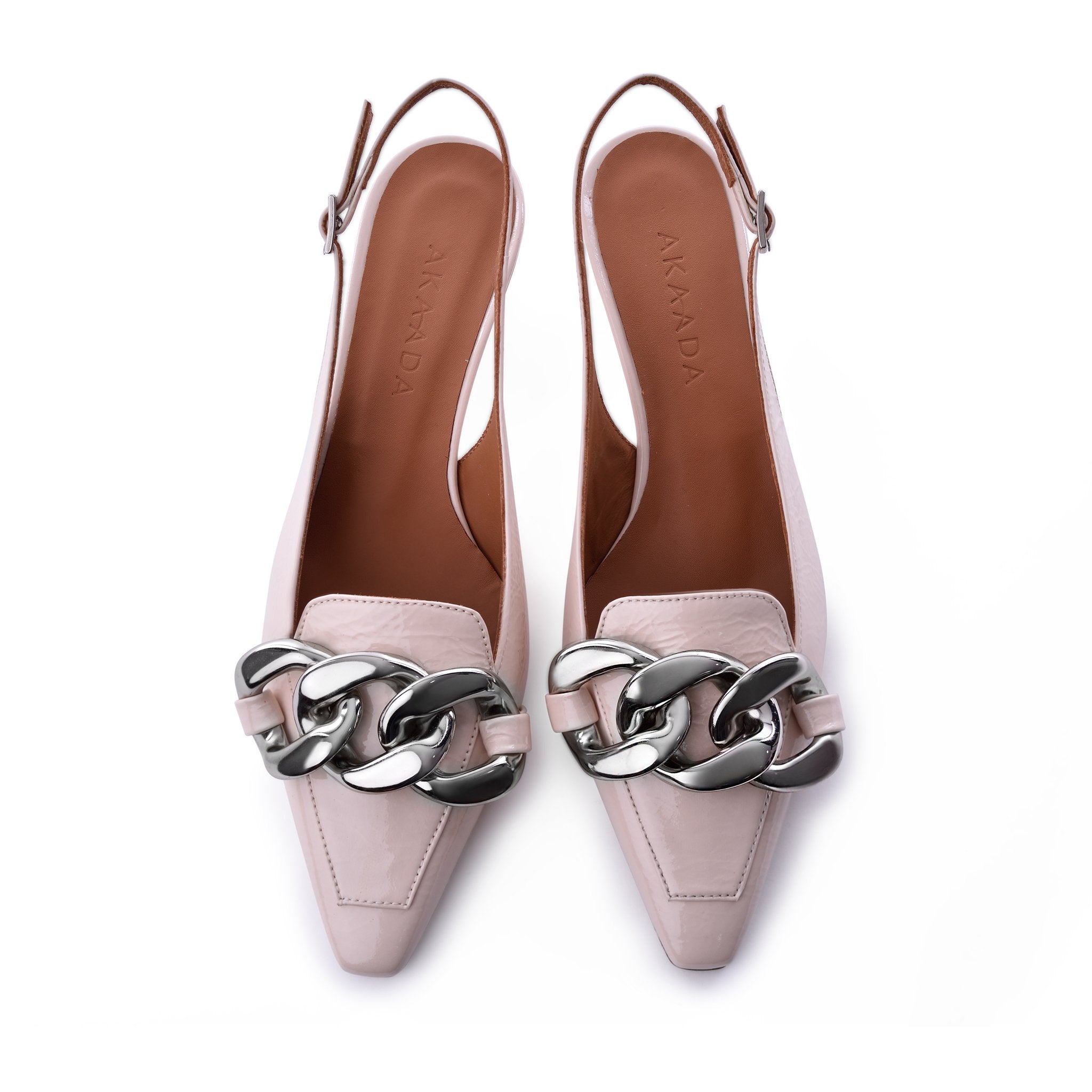 Erity Coco Naplak Slingback Pumps C406-02 - 5