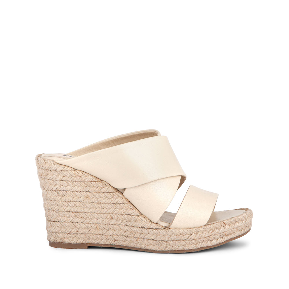 Bella Off White Espadrille Mules 22-001-011 - 1