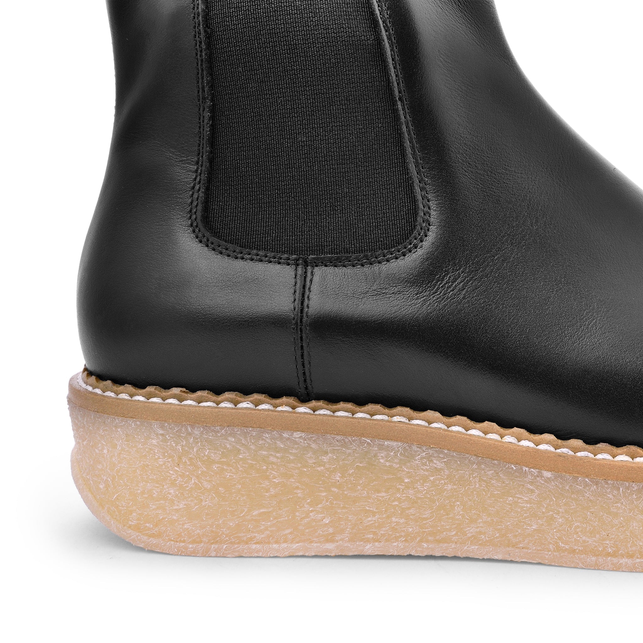 Machi Black Leather Chelsea Boots 2005_BLACK- 6