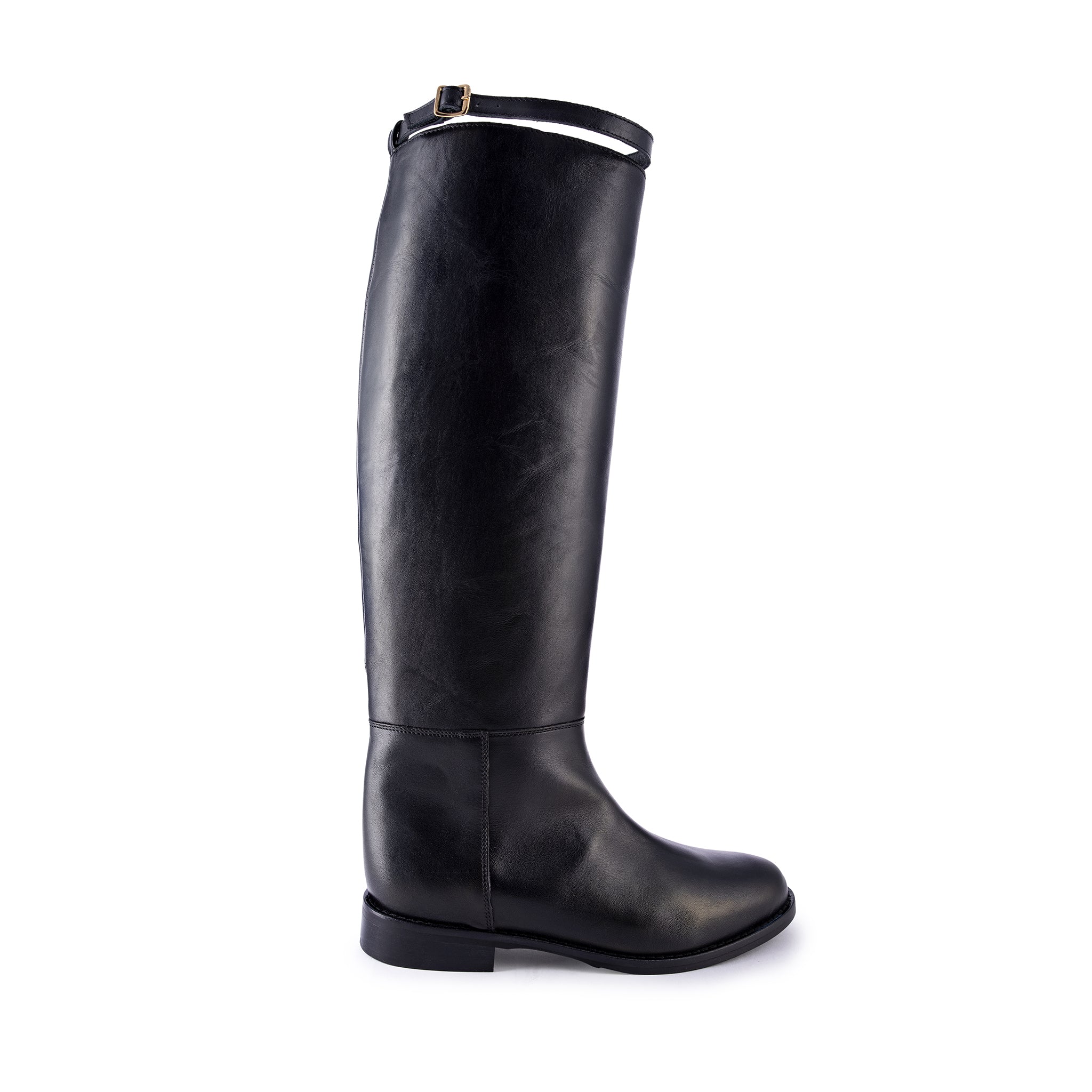 Oscar Black Strap High Boots OSCAR-CINTURINO-VITELLO - 1
