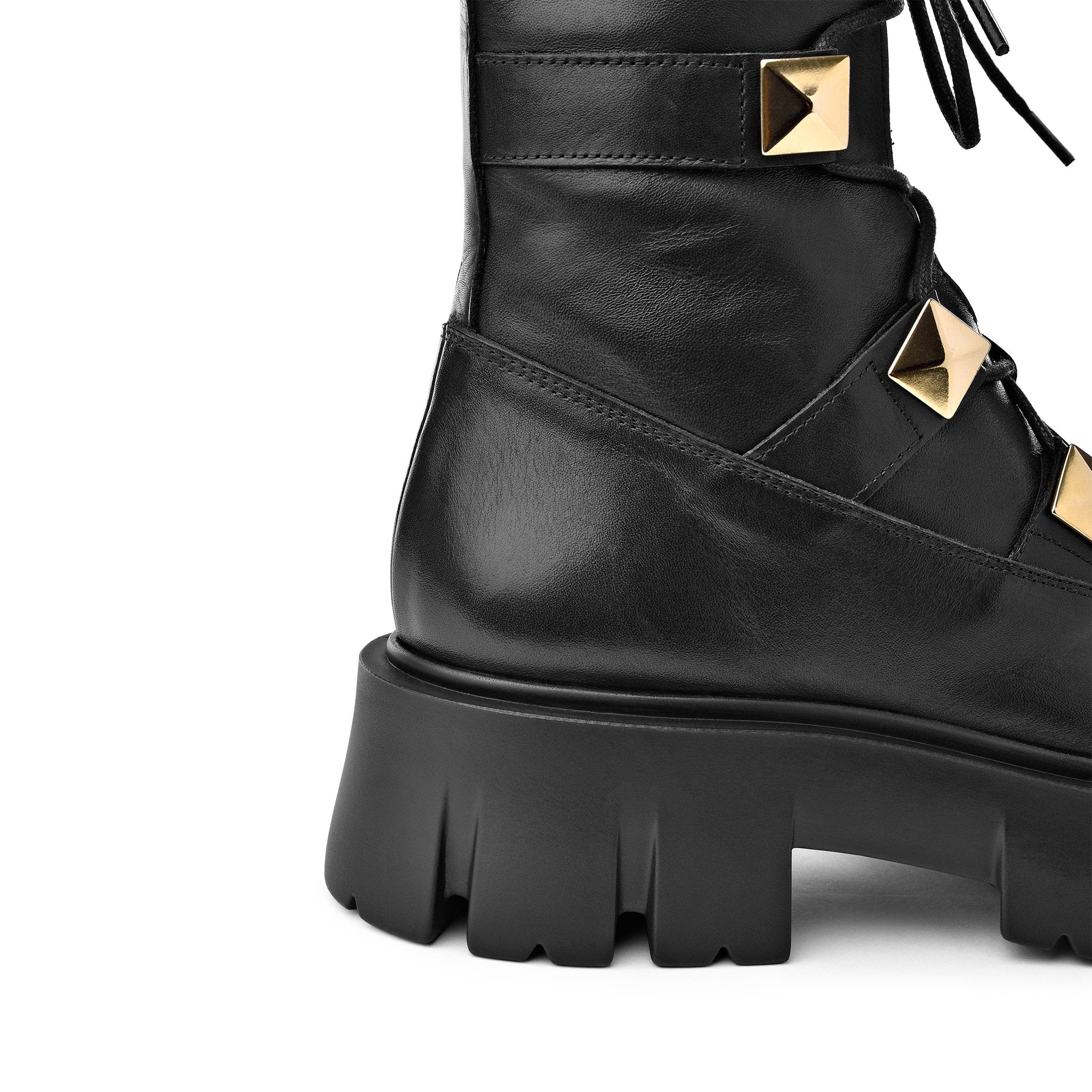Mako Pyramid Studs Combat Boots D1356 - 11
