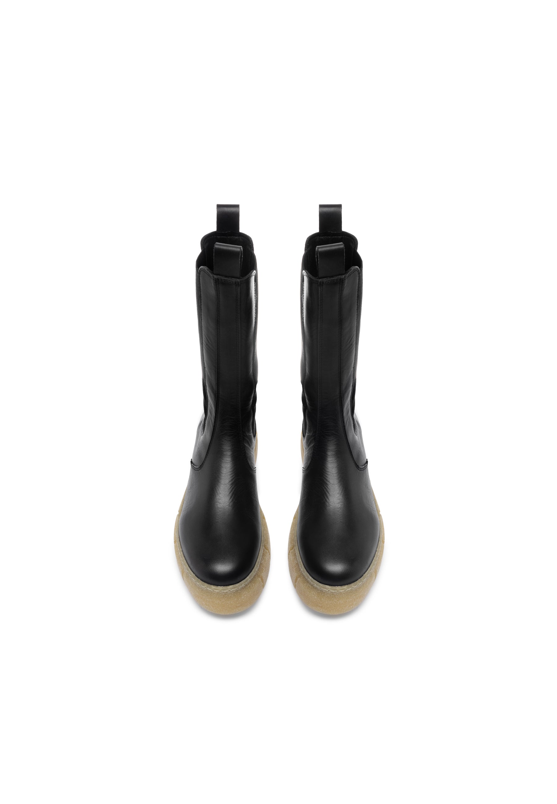 CASHOTT CASFLORA Chelsea Boot Leather Chelsea Black
