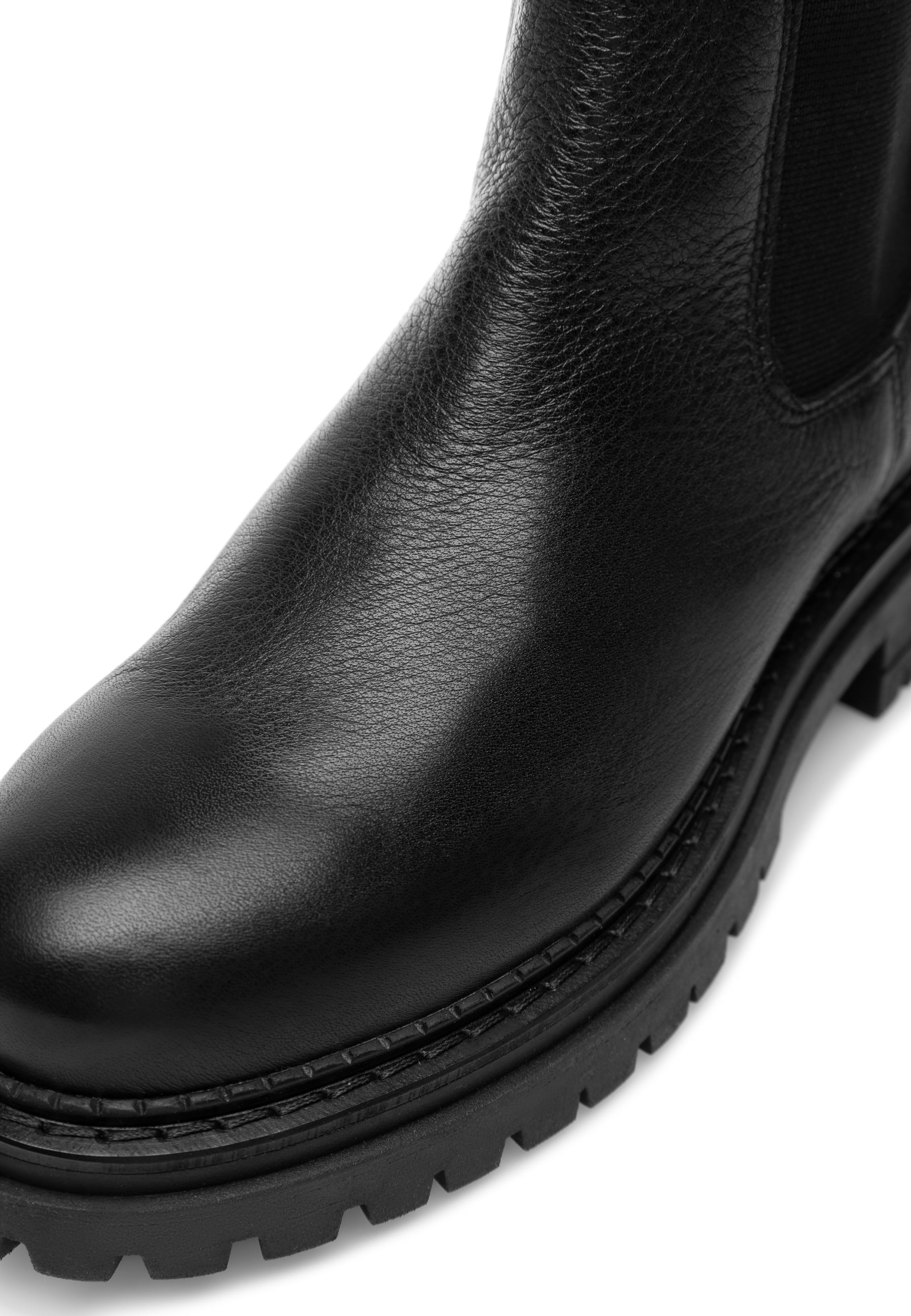 CASHOTT CASHANNAH Chelsea Boot High Cut Leather Chelsea Delfi Black 256