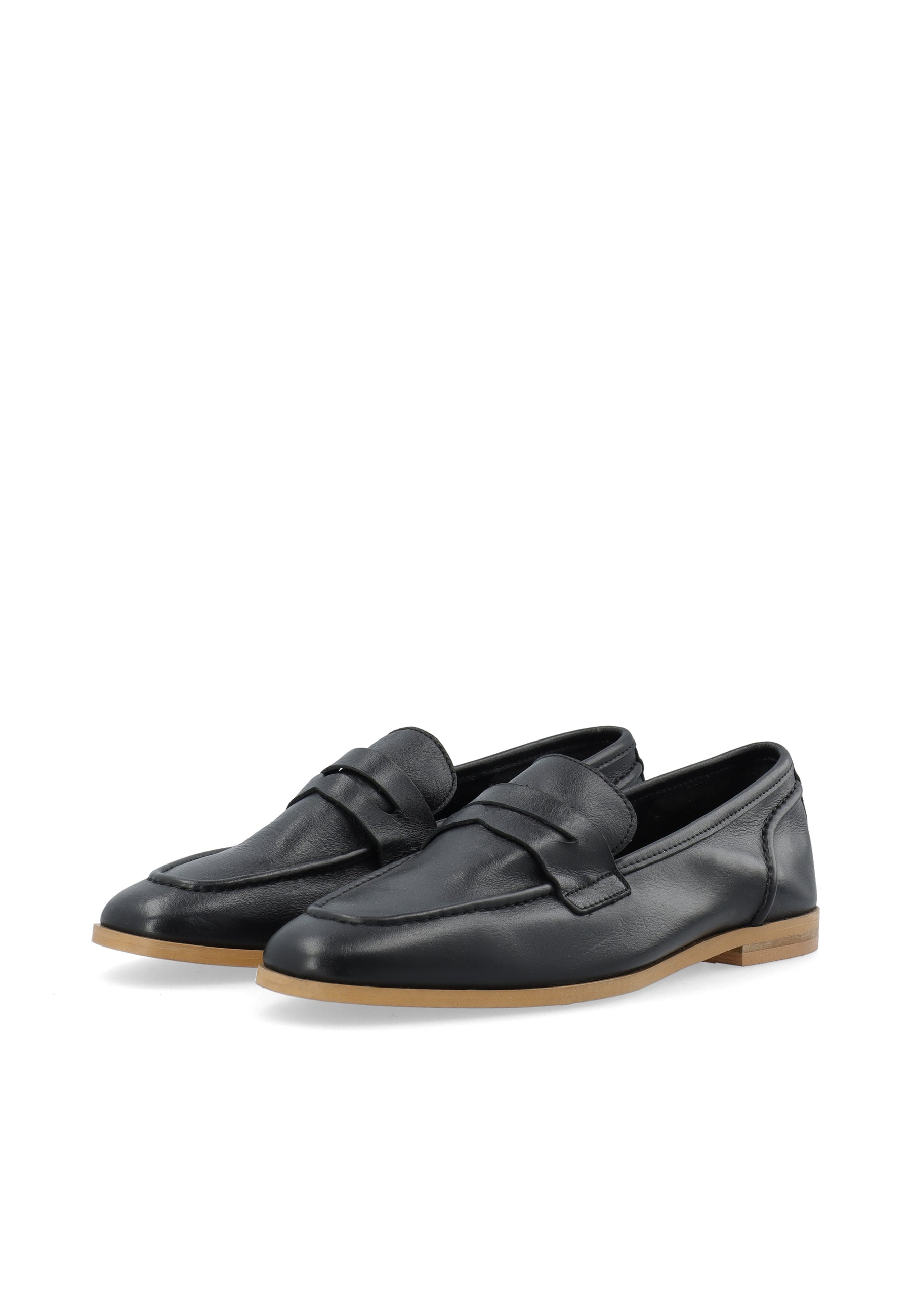 CASHOTT CASMIMMI Penny Loafer Leather Penny Loafer Black