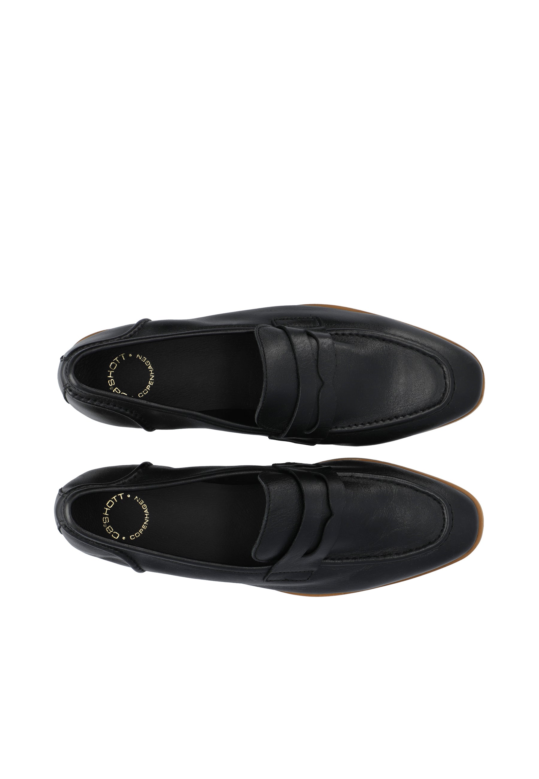 CASHOTT CASMIMMI Penny Loafer Leather Penny Loafer Black
