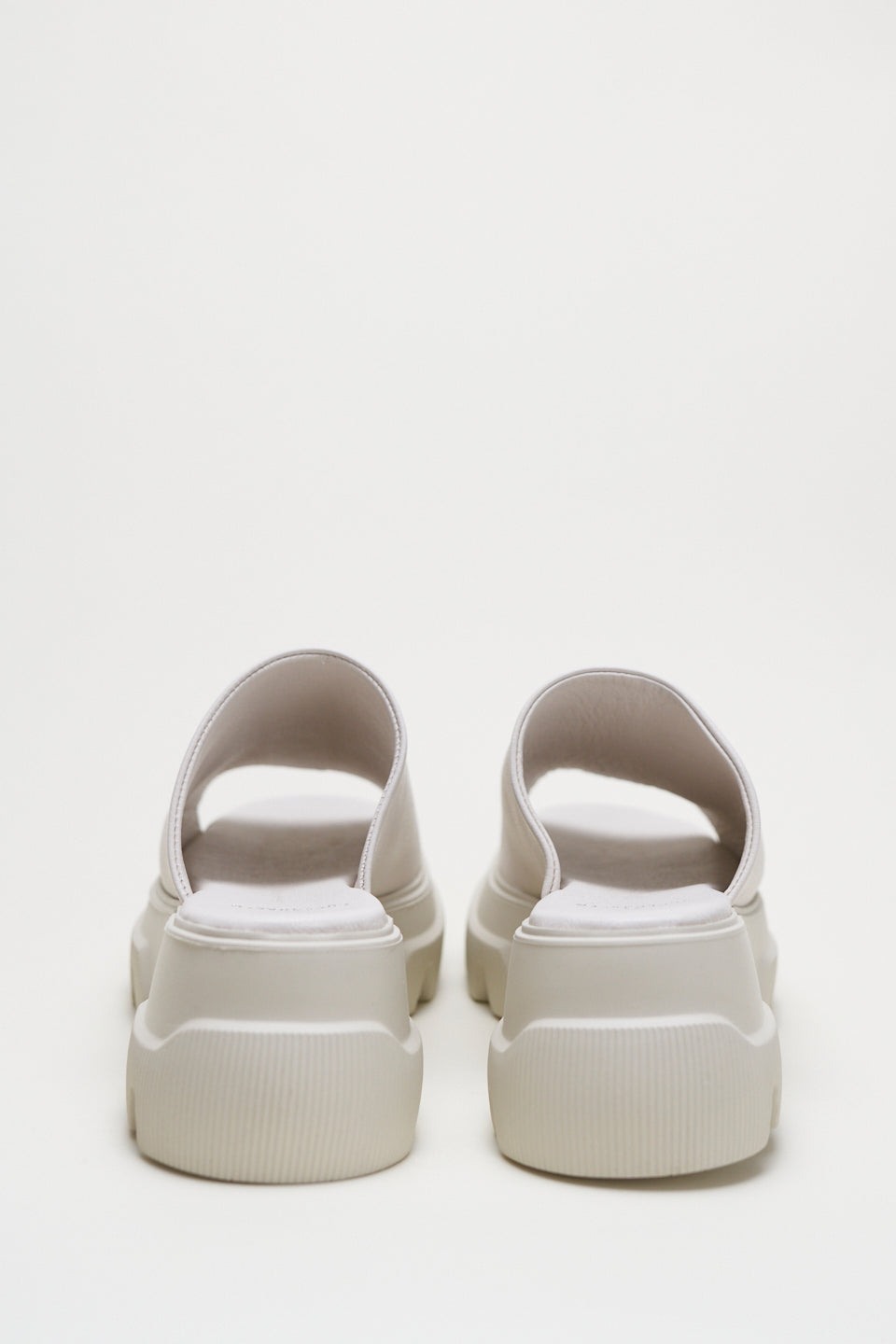Vitello Eggshell Chunky Slides Sandals CPH231 - 5
