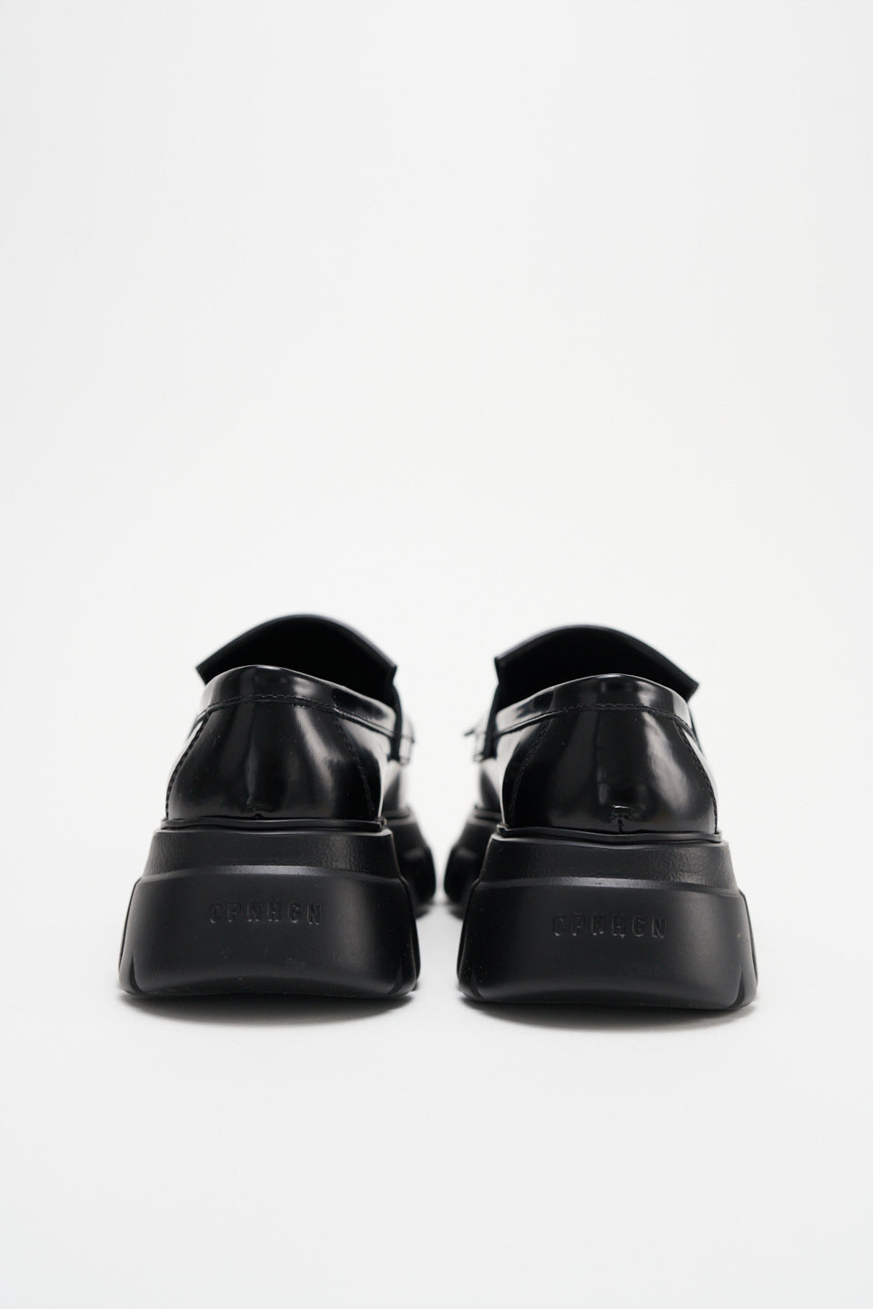 Brushed Vitello Black Chunky Loafers CPH315 - 6