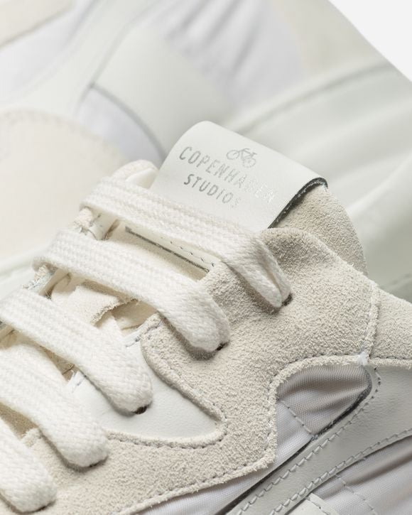 Material Mix White Chunky Sneakers CPH51 - 5