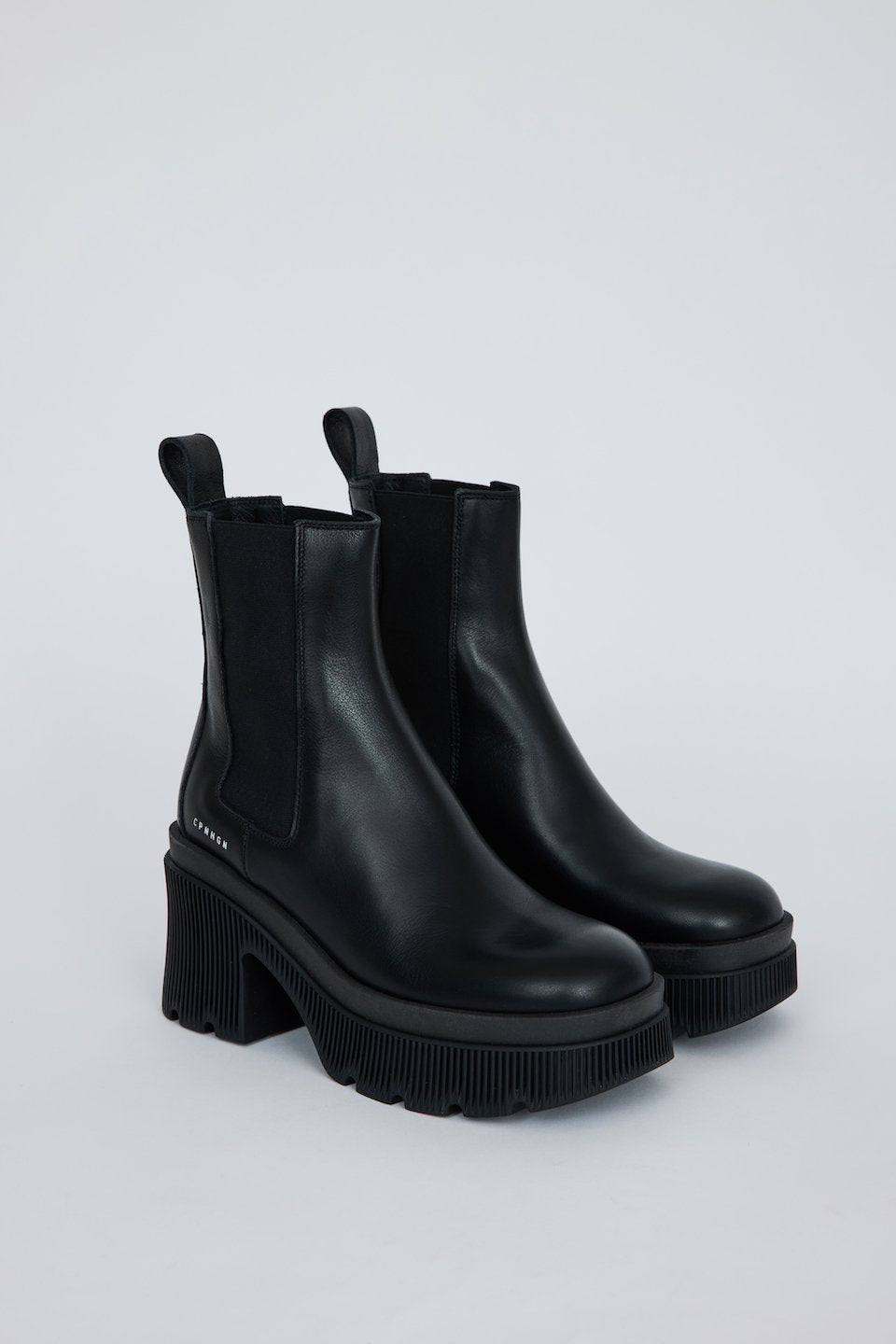 Vitello Black Ankle Boots CPH597BLACK - 2