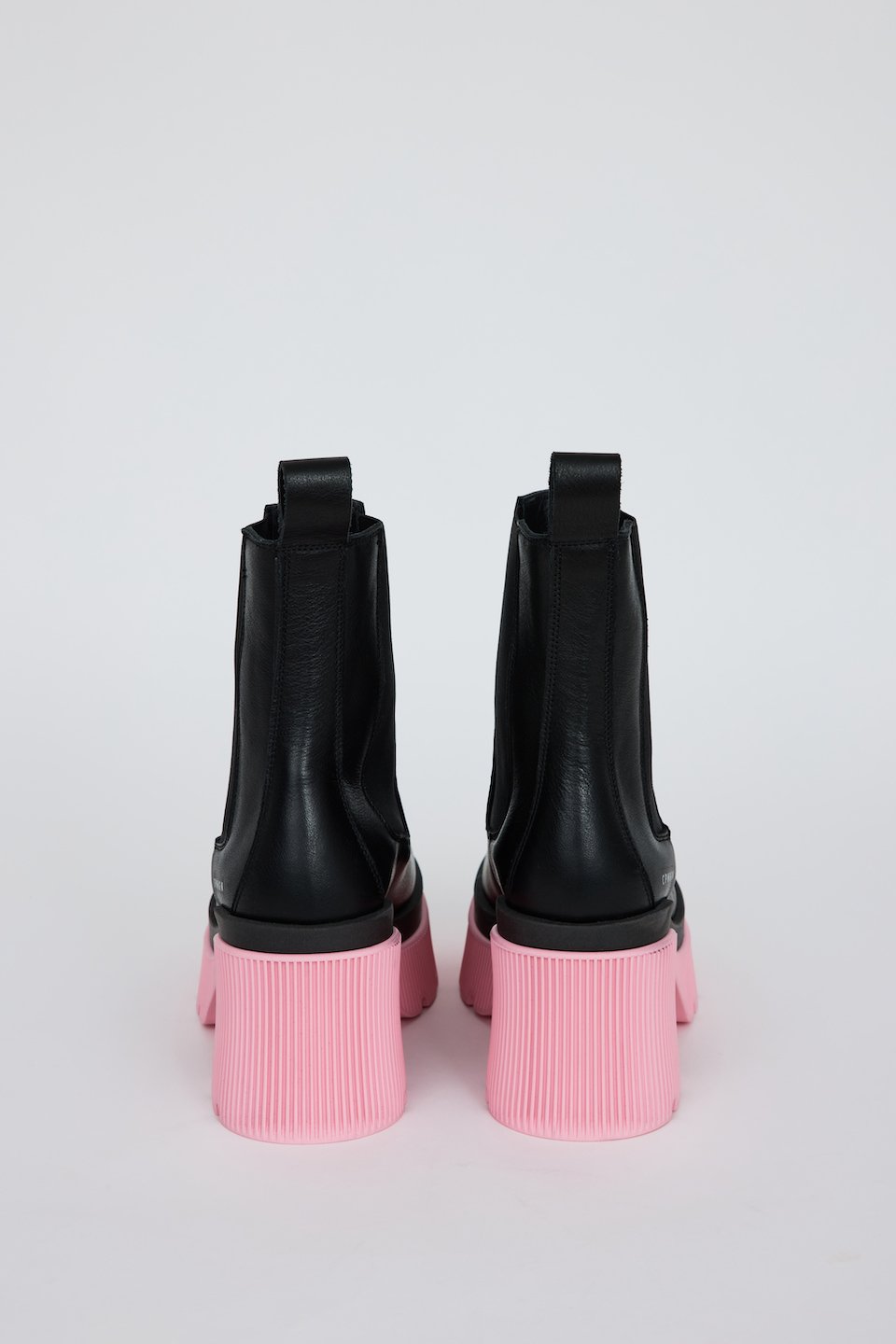 Vitello Black Rose Ankle Boots CPH597ROSE - 5