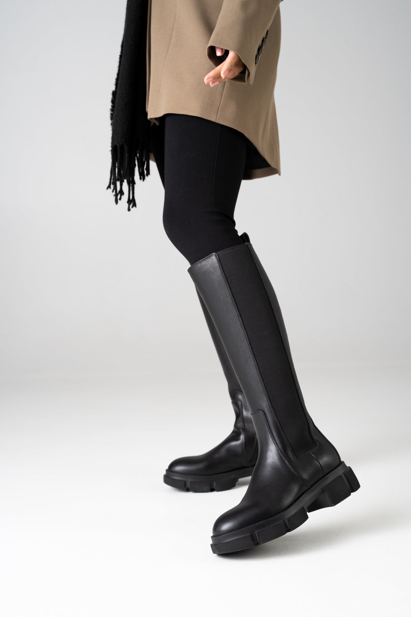 Vitello Black High Chelsea Boots CPH667BLACK - 2