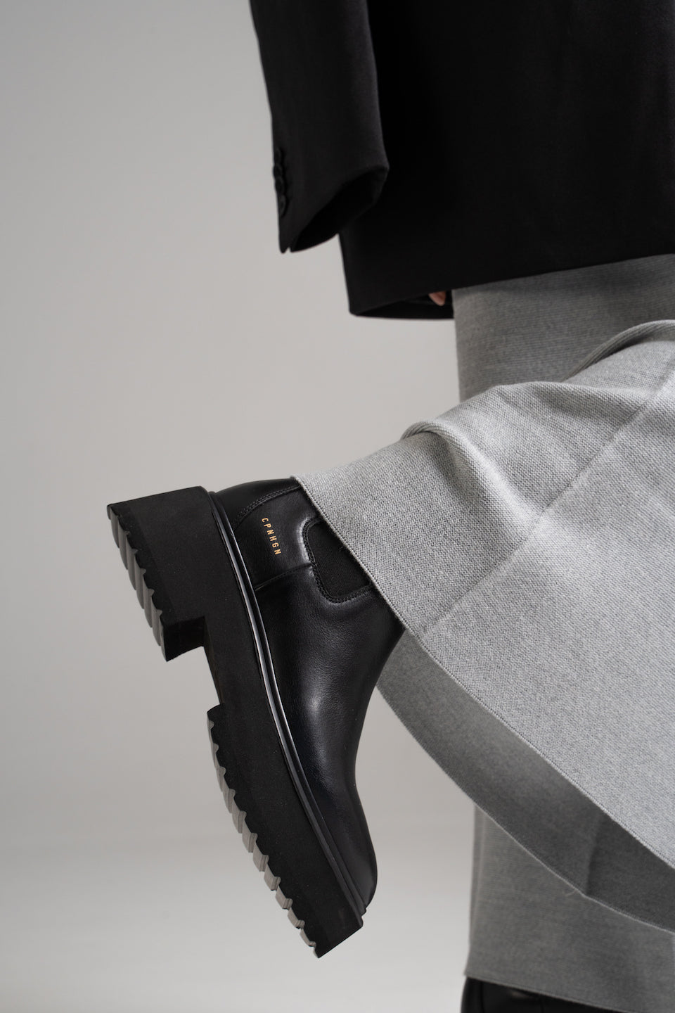 Vitello Black Low Chelsea Boots CPH683_BLACK - 7