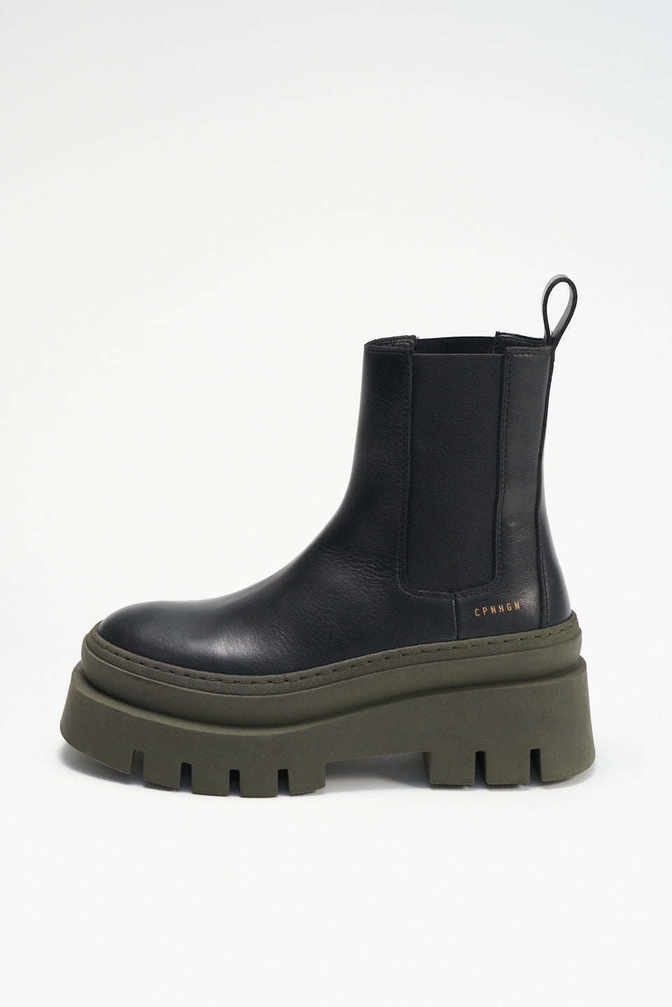 Vitello Black Green Chelsea Boots CPH686_GREEN - 6
