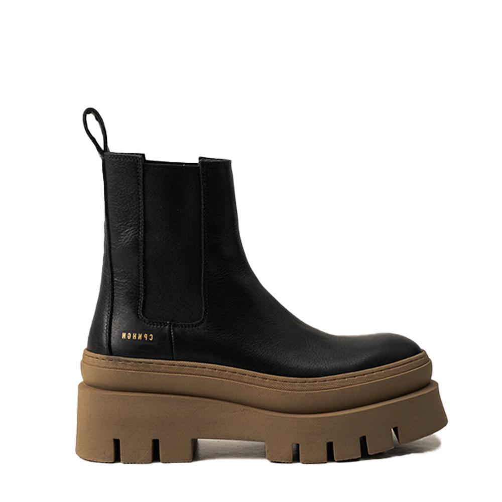 Vitello Black Stone Chelsea Boots CPH686_STONE - 01