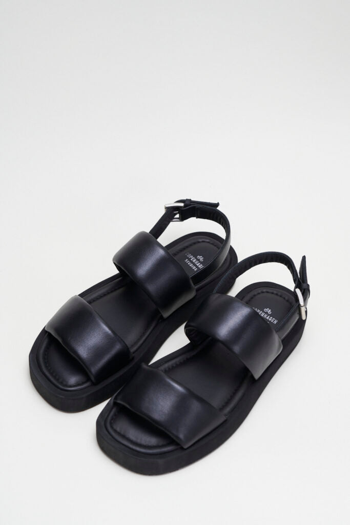 Nappa Black Chunky Sandals CPH767 - 2a