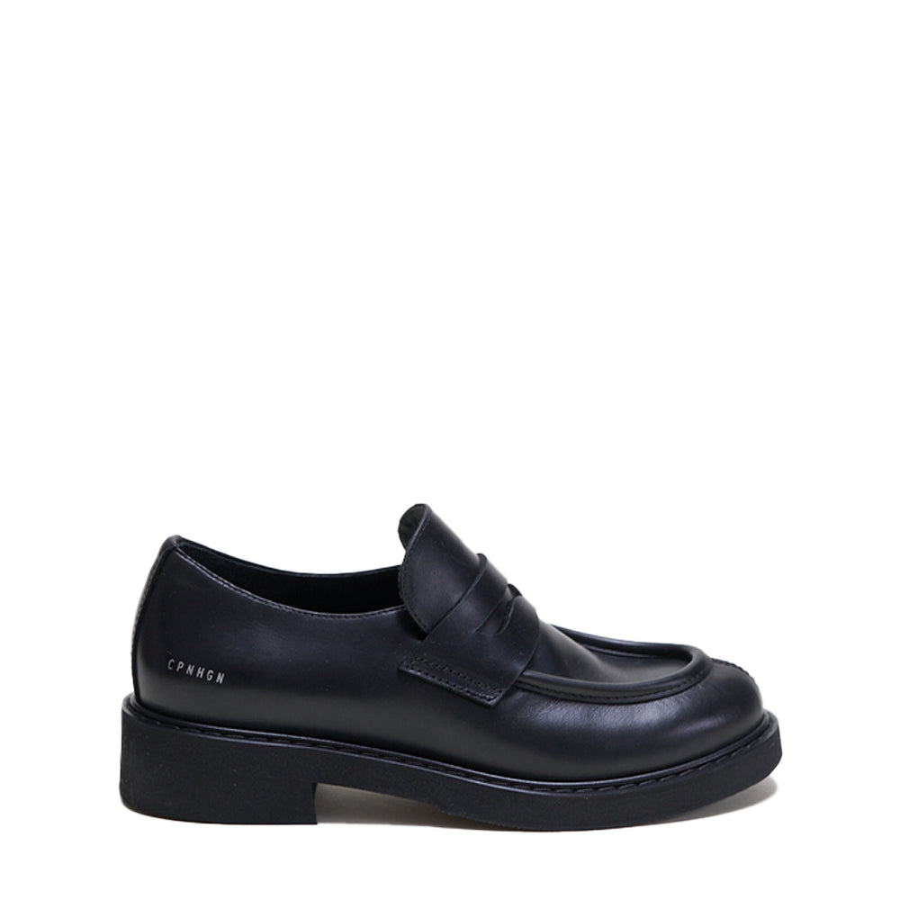 Vitello Black Chunky Loafers CPH797 - 1