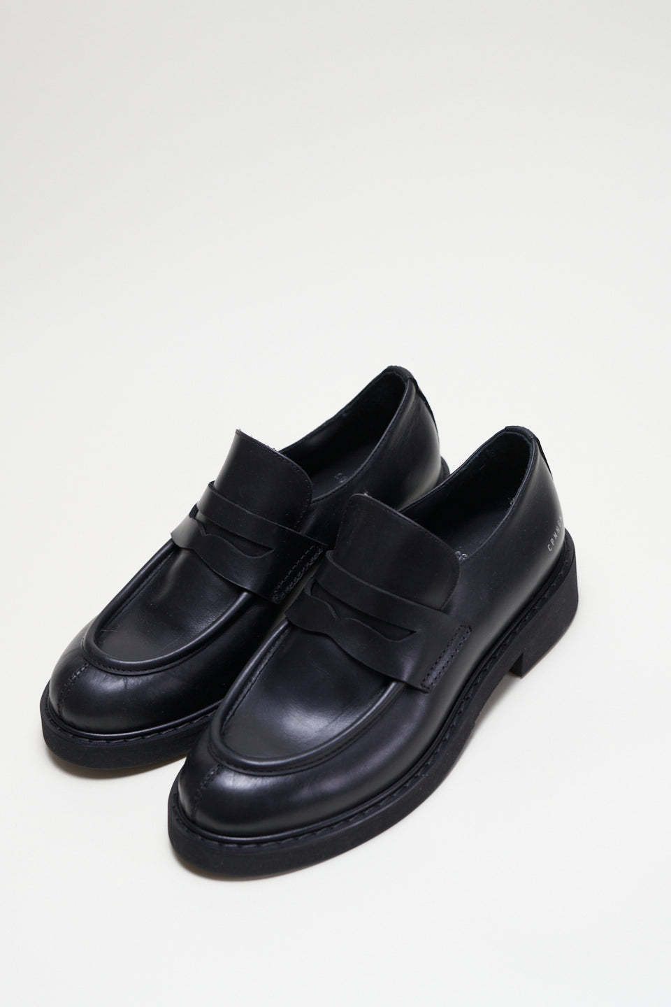 Vitello Black Chunky Loafers CPH797 - 3