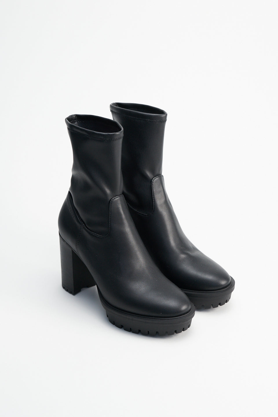 Vegan Vitello Black Stretch Ankle Boots CPH825 - 2