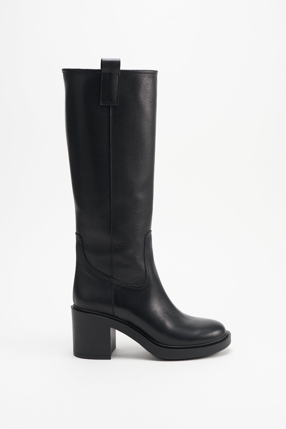 Vitello Black High Boots CPH827 - 9