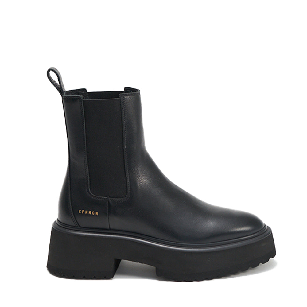 Vitello Black Low Chelsea Boots CPH683_BLACK - 1