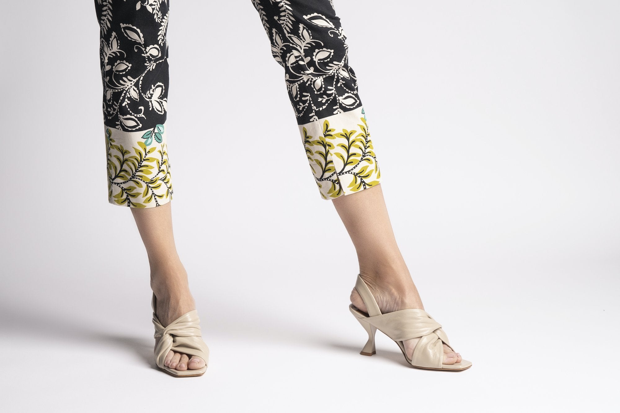 Asami Nude Beige Soft Nappa Sandals - 4