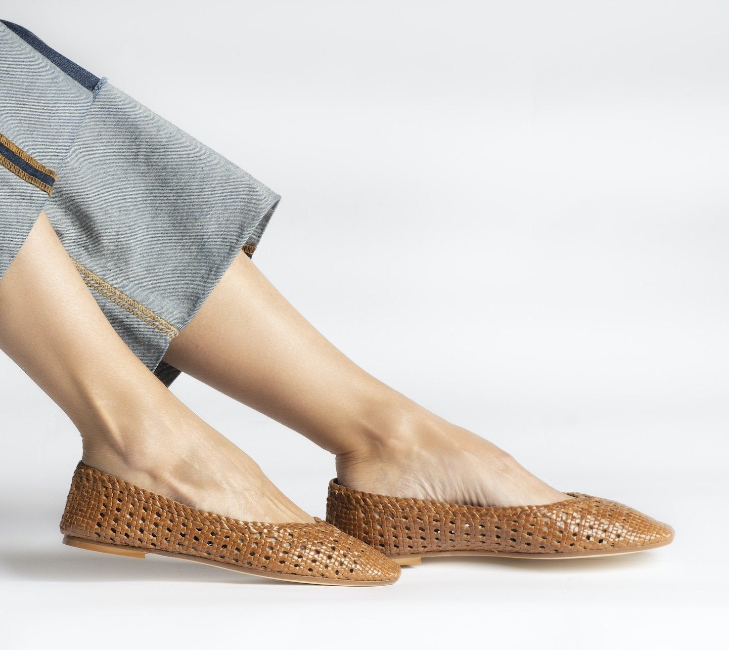 Corfu Hard Braided Flats - 7