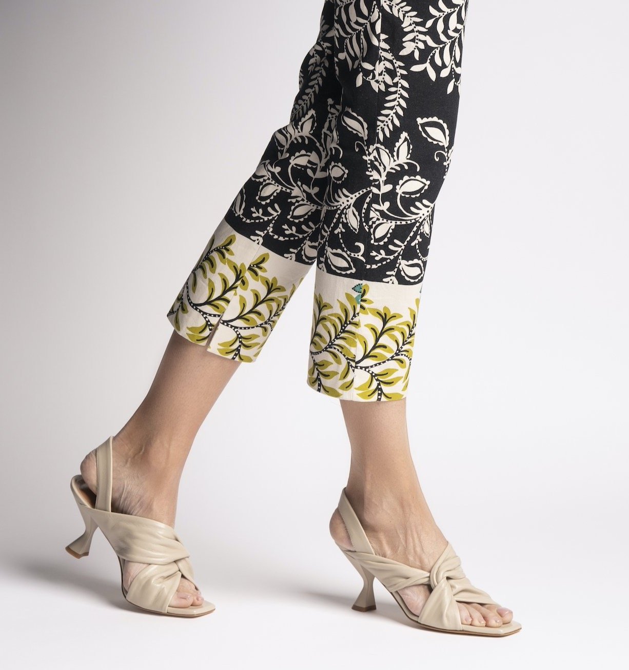 Asami Nude Beige Soft Nappa Sandals - 2