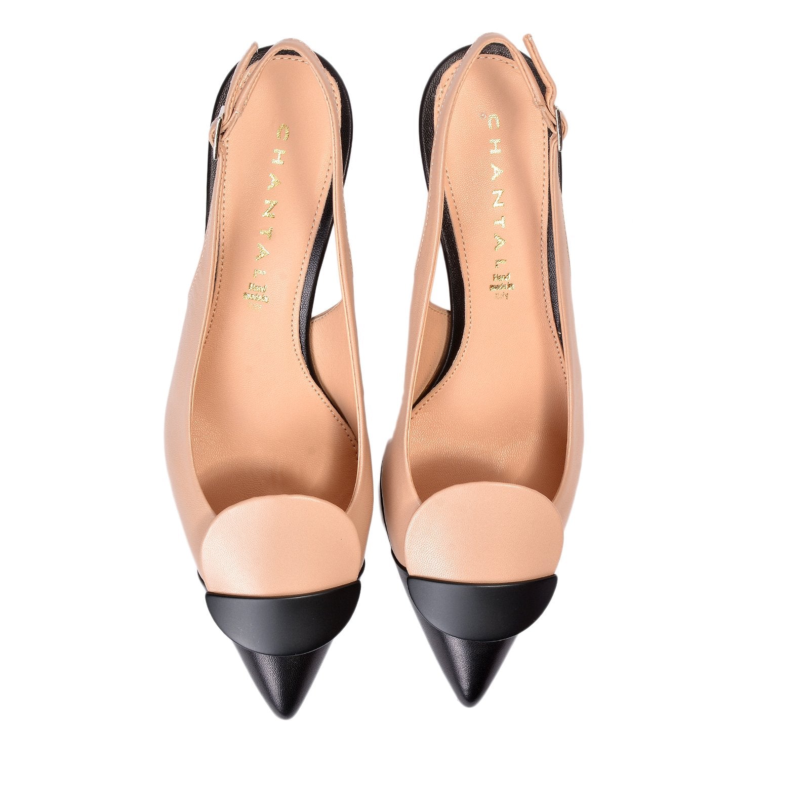 Capretto Circul Sling Back Heeled Shoes Heels 1018/Circul - 6