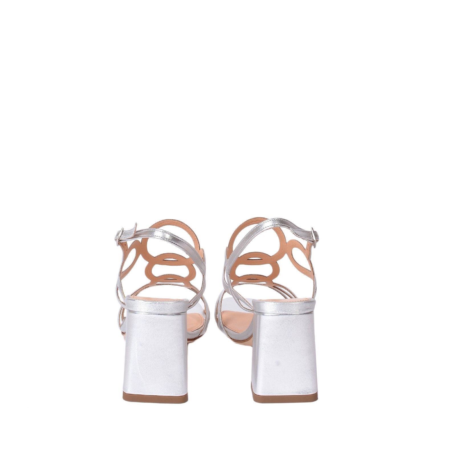 Luxor Leather Sandals 209/Silver - 4