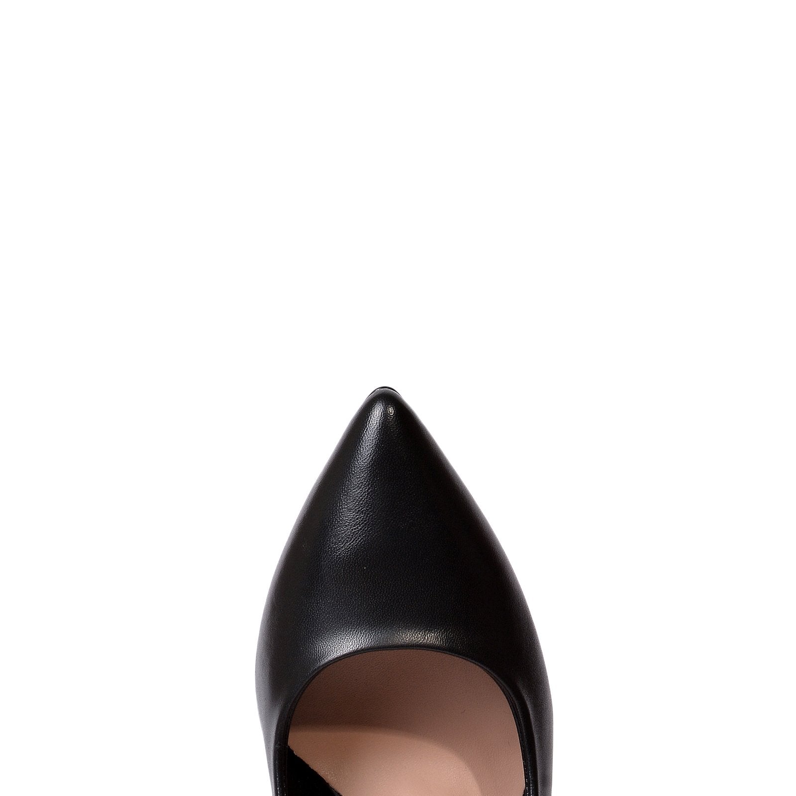 Rosa Black Nappa Leather Pumps Heels 790-003-1 - 5