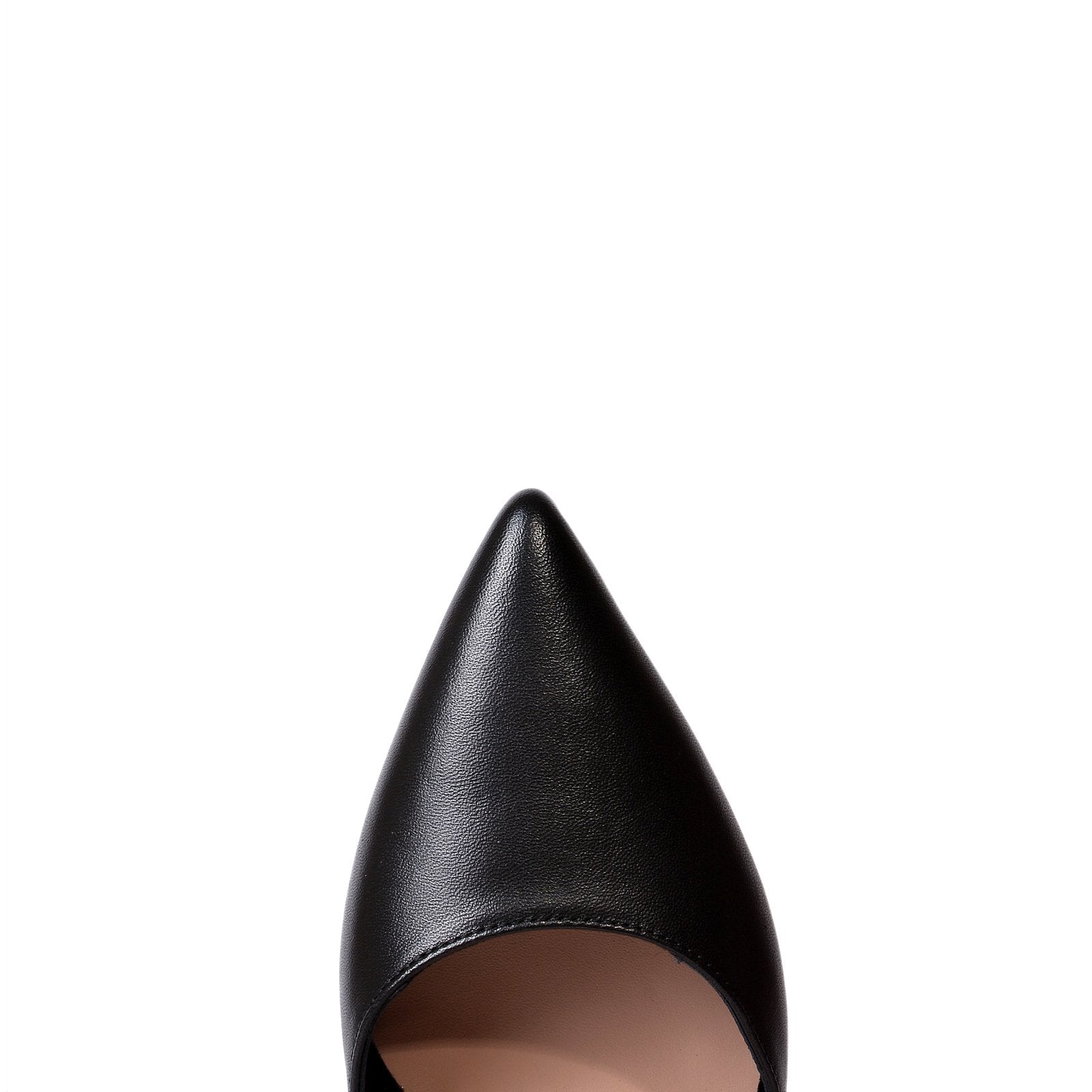 Viki Black Nappa Leather Shoes Heels 790-007-1 - 5