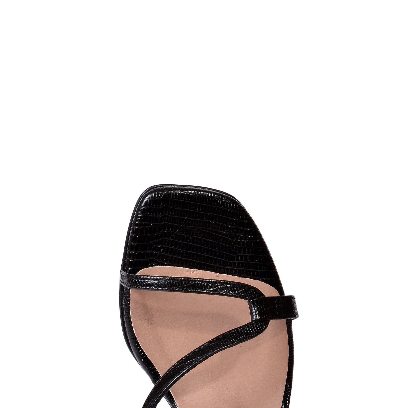 Perla Black Tejus Leather Sandals 790-009-1 - 8