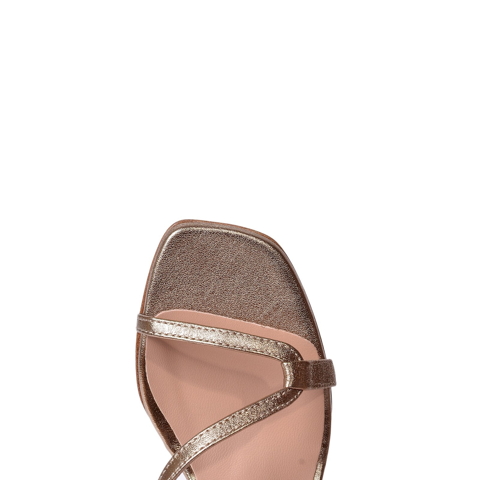 Perla Gold Metallic Leather Sandals 790-013-1 - 8