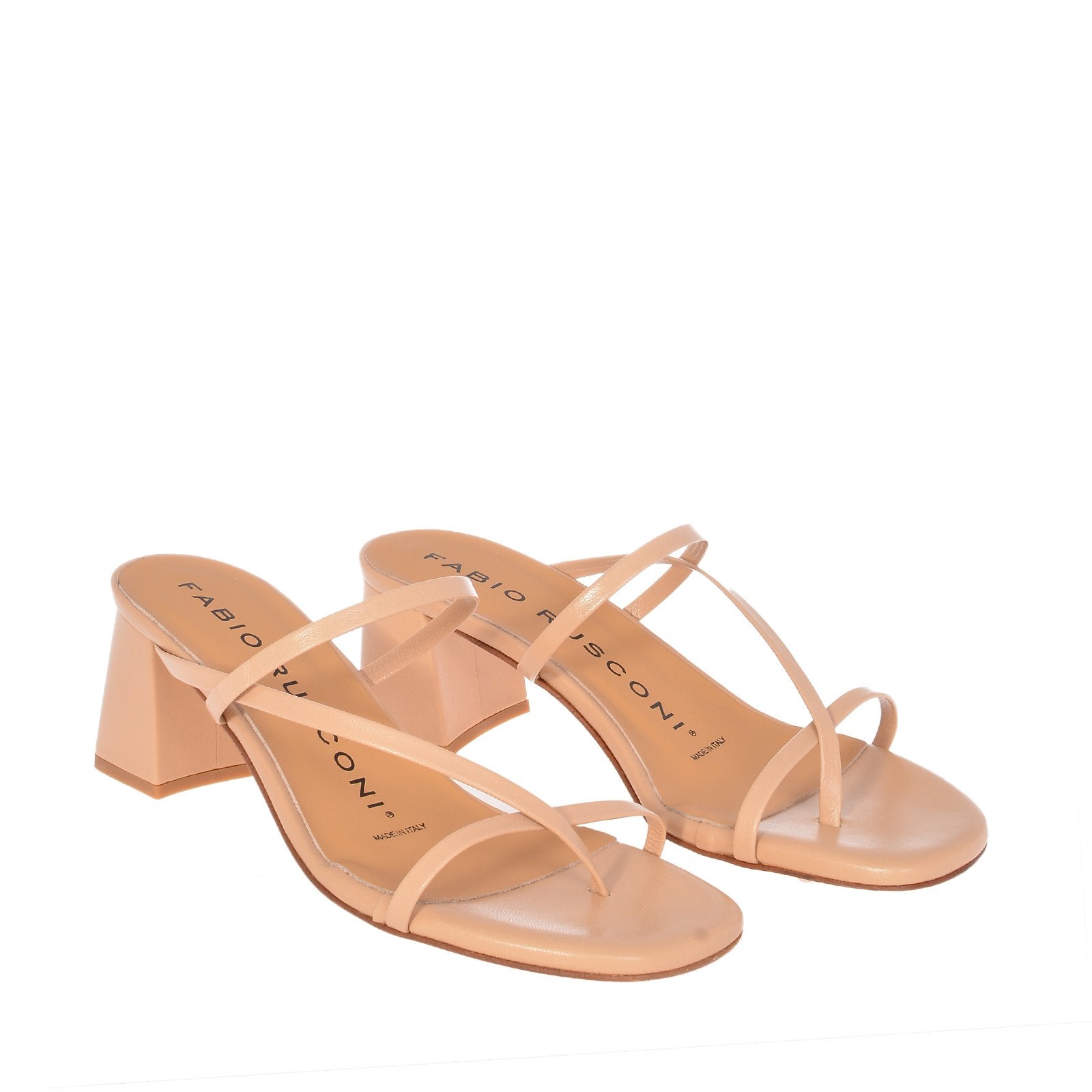 Nature Nude Leather Sandals YUTA5878 - 3
