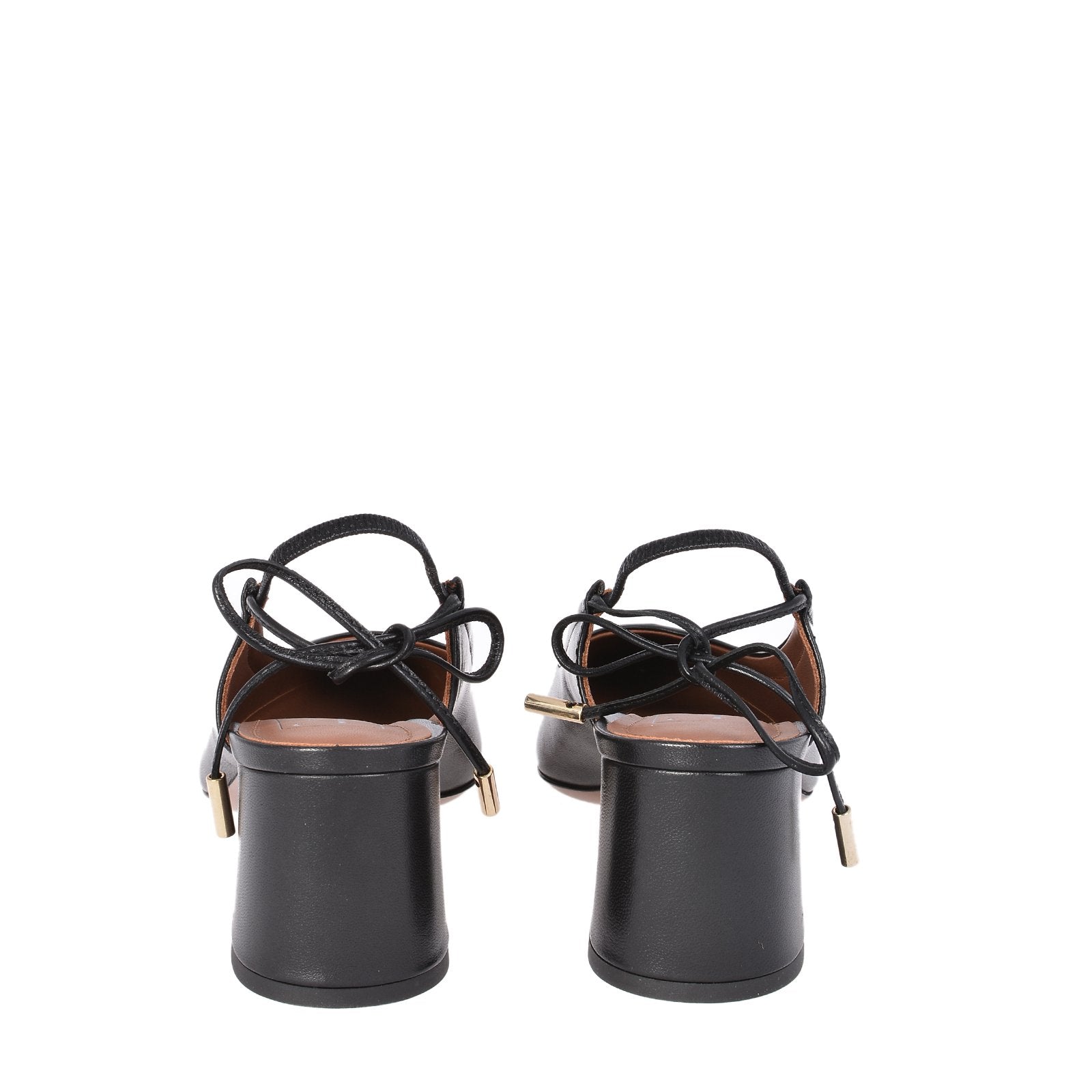 Slingback Shoes In Lux Black Nappa Heels LDL037.60CP26151001 - 10