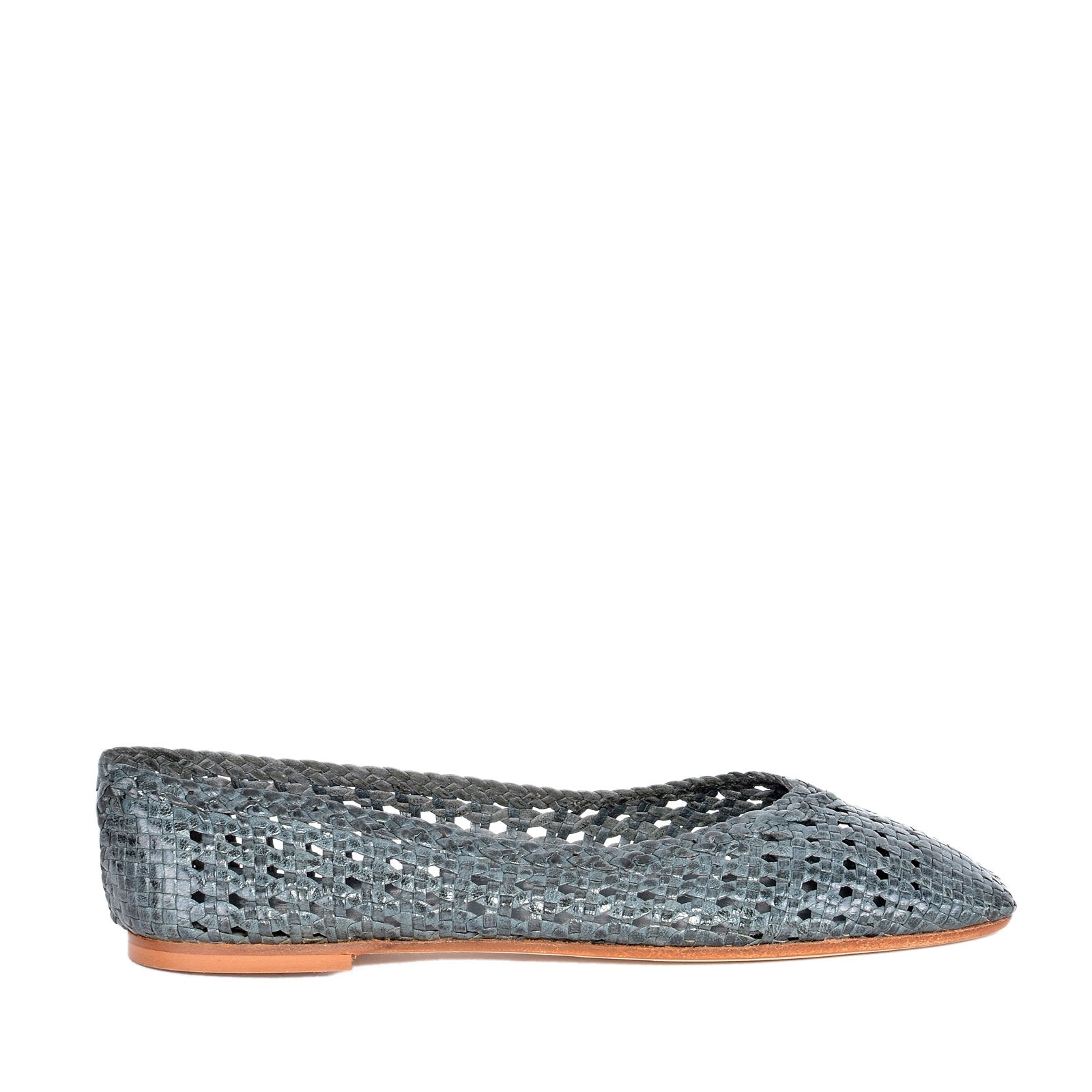 Corfu Jeans Braided Flats GOAT-JEANS - 1