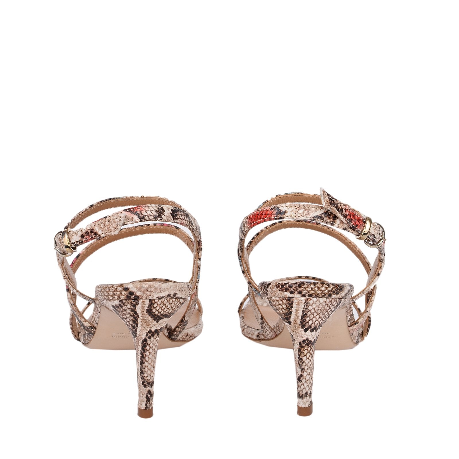 Square String Heeled Sandals LAKE2Pat - 4