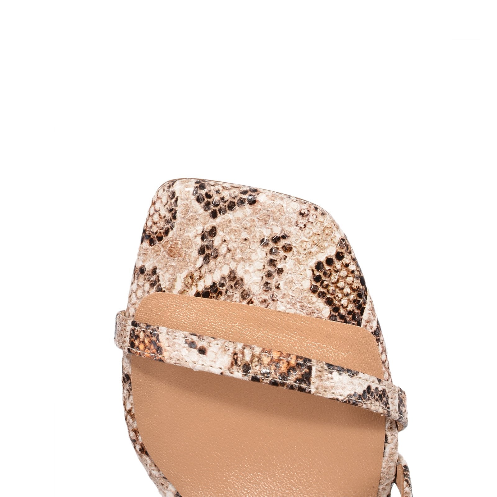 Square String Heeled Sandals LAKE2Pat - 5