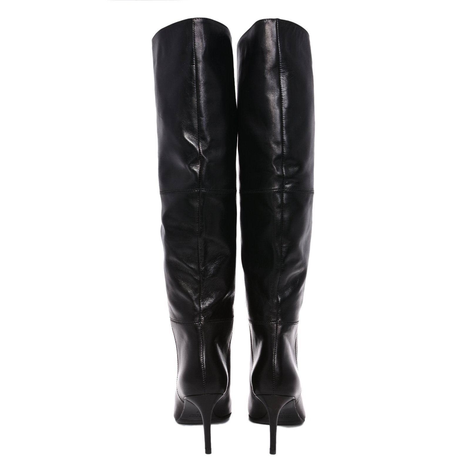 Kawa Black Knee-Hight Boots 1310_NAPPA NERA - 5