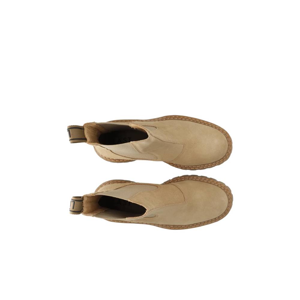 Demmi Beige Suede Chelsea Boots Boots