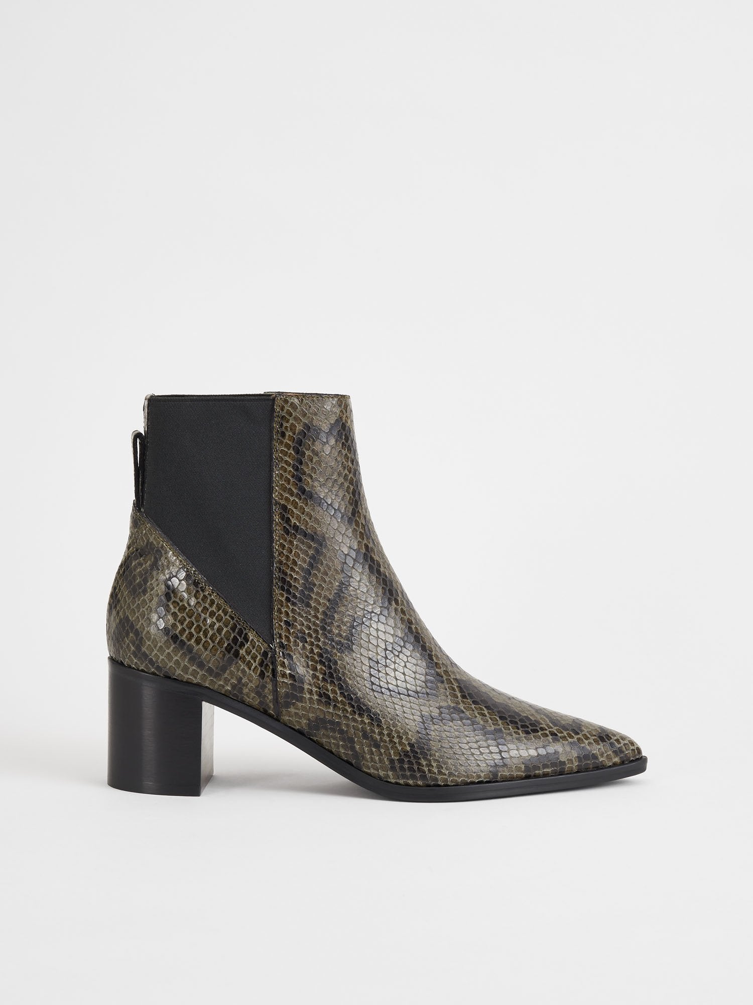 Donaci Dark Green Ankle Boots 111088 - 3