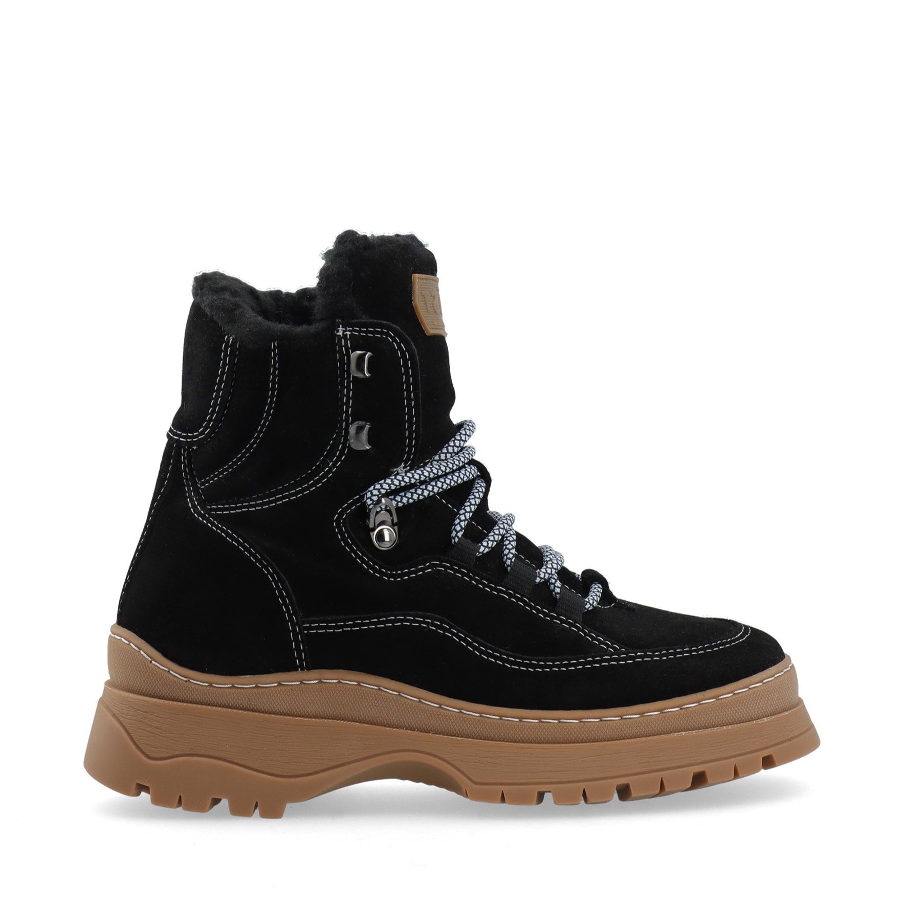 LÄST Downhill Lace-Up Boot Ankle Boots Black