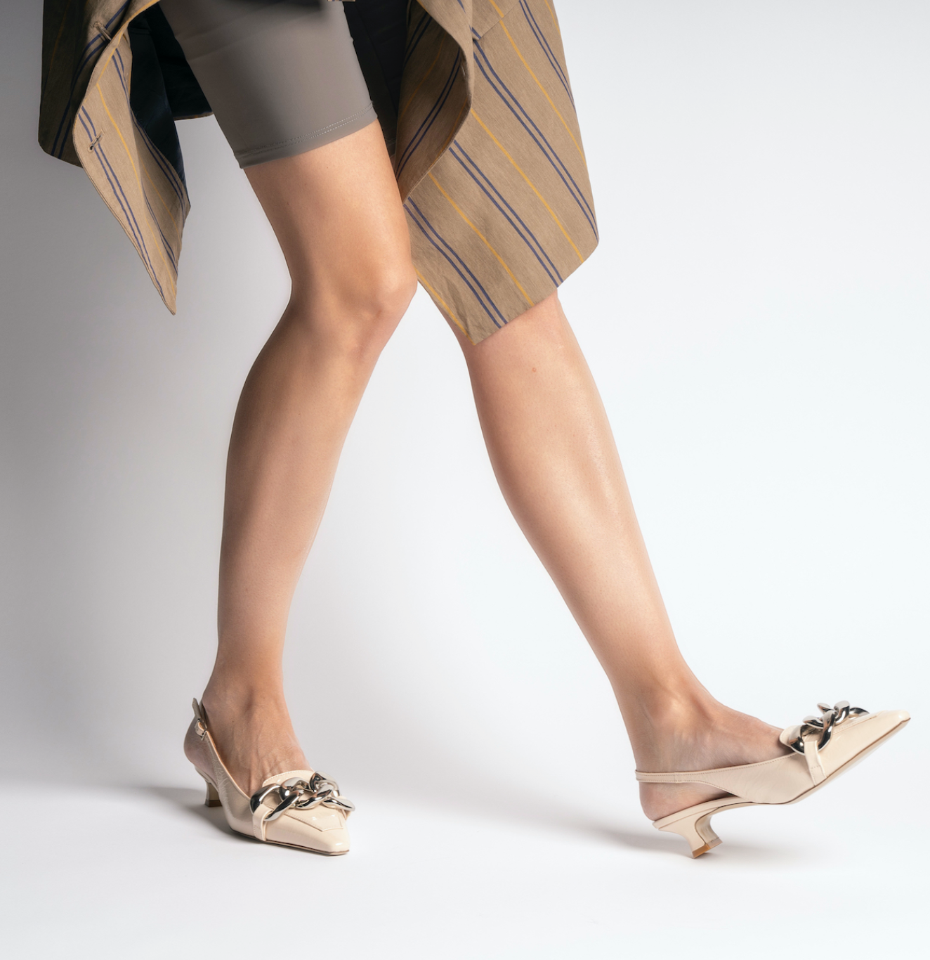 Erity Coco Naplak Slingback Pumps - 6