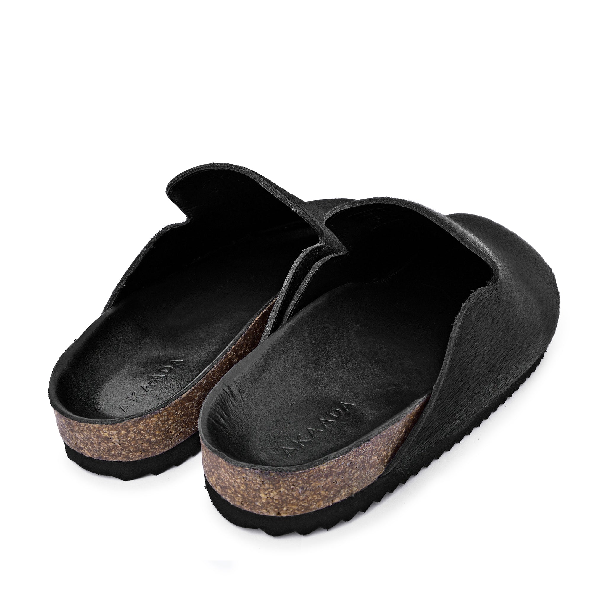 Kibo Black Pony Hair Mules C127-SINEAD - 6