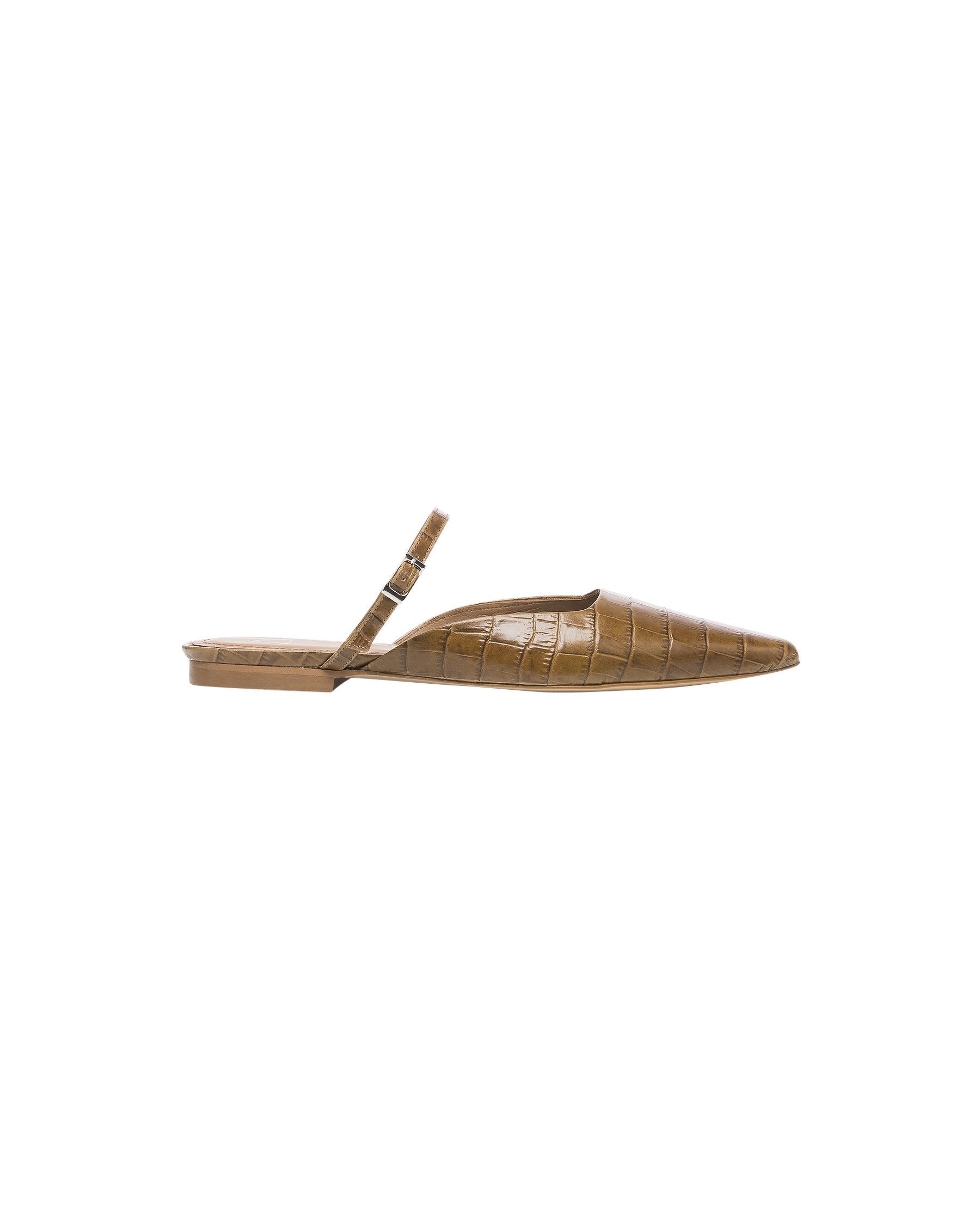Dolores Cognac Croco Nappa Flats 2010612117-024 - 5