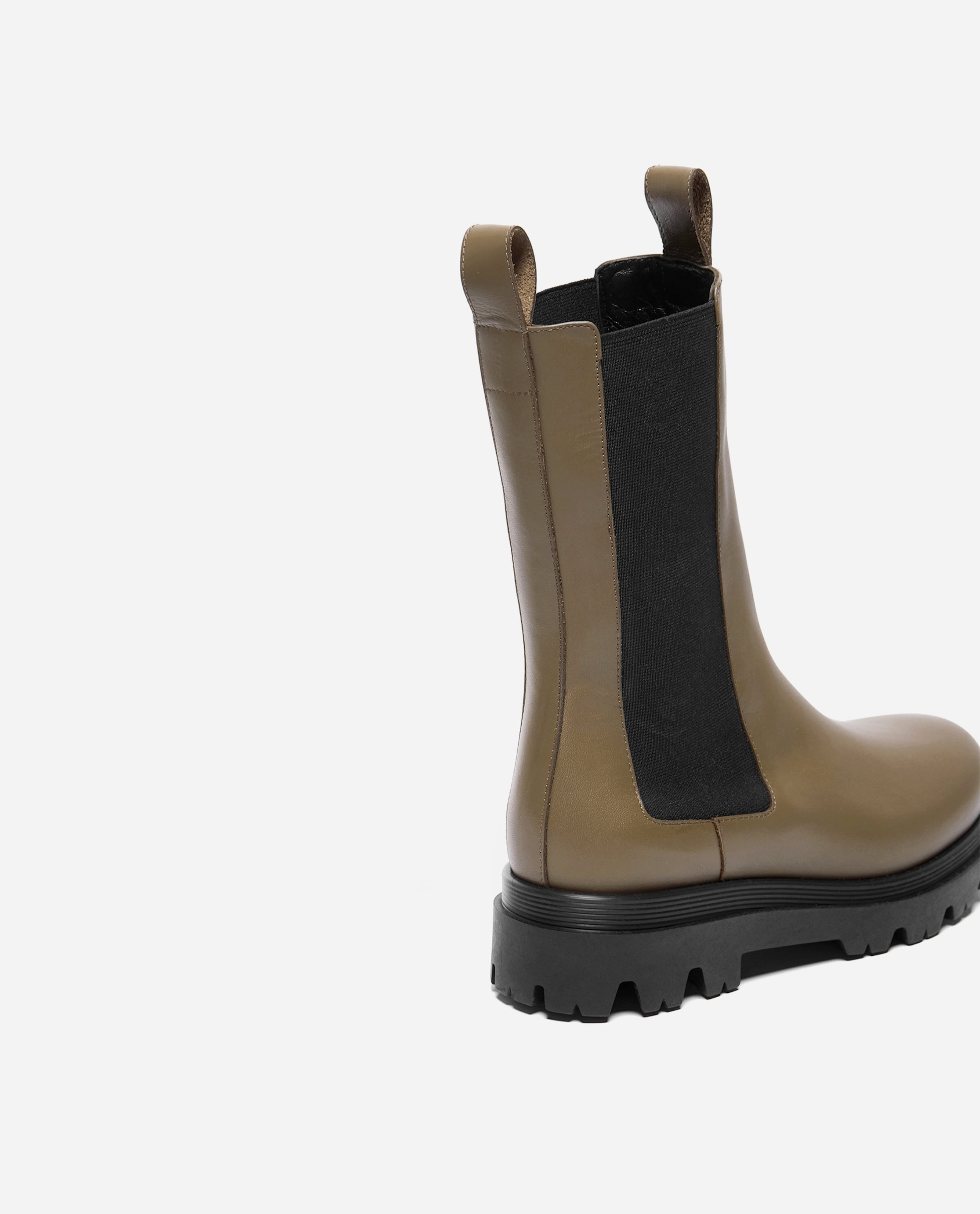 Lia Brown Leather Chelsea Boots 20010813901-006 - 05