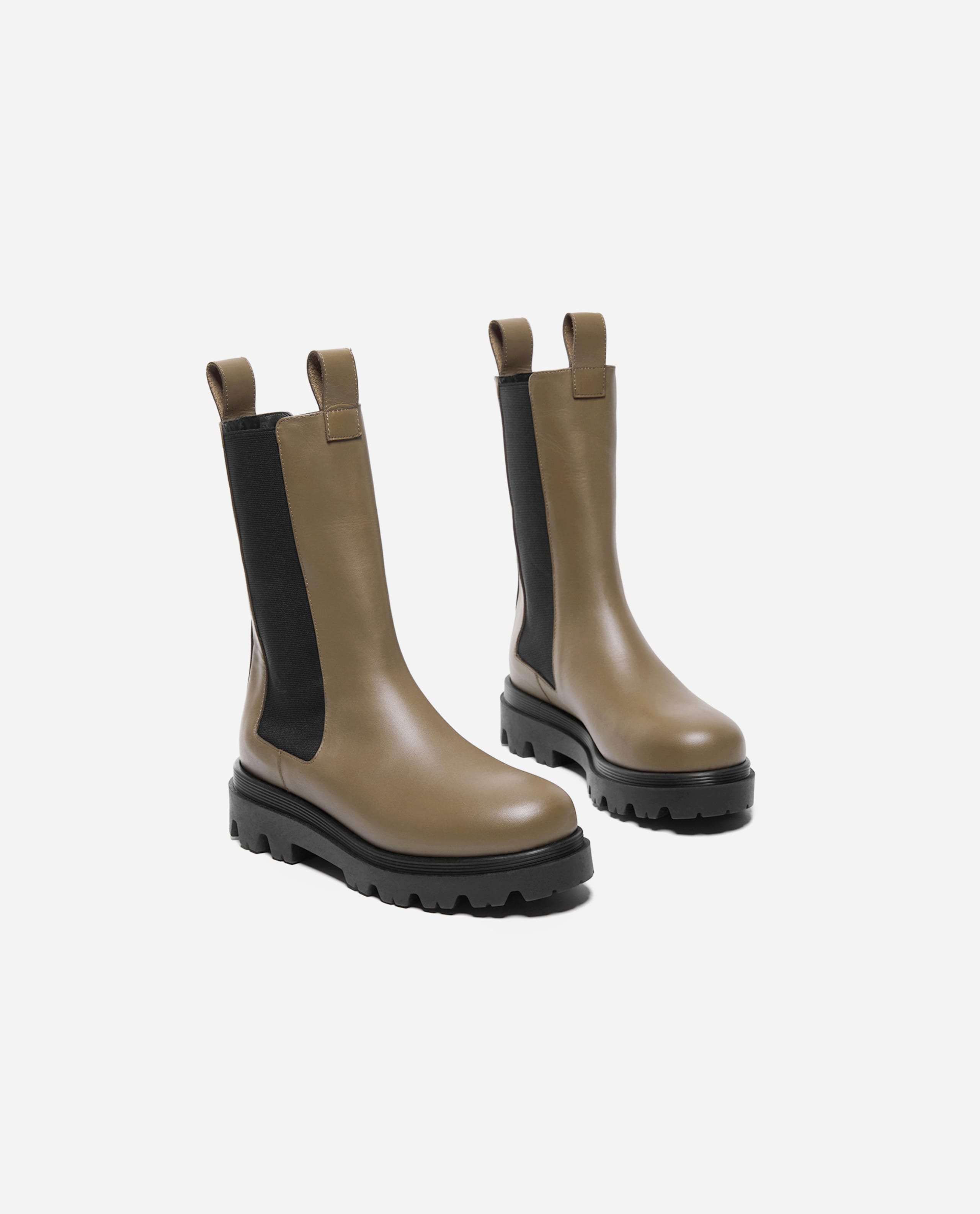 Lia Brown Leather Chelsea Boots 20010813901-006 - 03